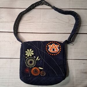3 FOR 12 SALE Embroidered Alabama Auburn University Navy Adjustable Shoulder Bag
